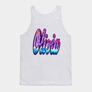 Olivia personalised customised  name Olivia Tank Top